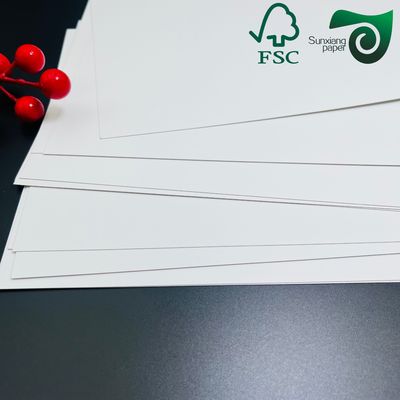 250gsm Single Sided Coated  FBB Cover Stock Exquisite White Cardboard Ivory Board Paper FSC