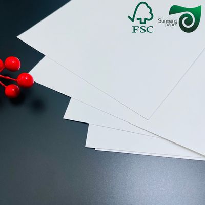 Ivory SBS Paper Board Single Sided Coated White Paper 350gsm 375gsm 70cm 100cm FSC