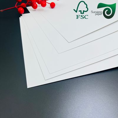 FSC C1S High Stiffness Laminated White Board  1.8mm 4mm Industrial Grade Thick White Cardboard