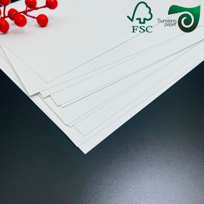 FSC 190gsm  400gsm High Folding Resistance Single Sided Folding White Cardboard Ivory Card (FBB)