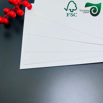 FSC 35" White SBS Board FSC Smooth Surface 12pt 18pt Excellent Printing Effect