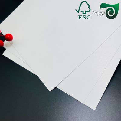 FSC 35" White SBS Board FSC Smooth Surface 12pt 18pt Excellent Printing Effect