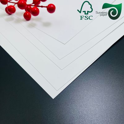 210g FSC C1S Ivory Board One Side White Coated For Packing Boxes