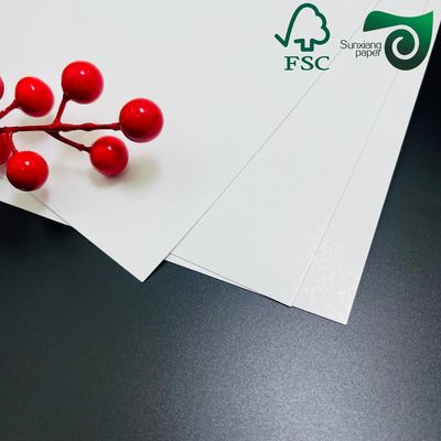 250gsm 300gsm One Sided Coated FBB Board 700mm 1000mm Ideal For Cosmetics Packaging FSC