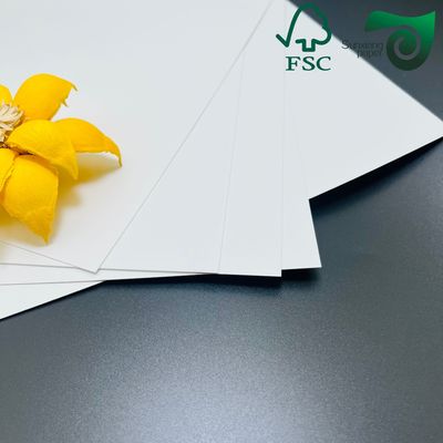 FSC Certified C1S Ivory Board Paper 250gsm 270gsm 300gsm Folded