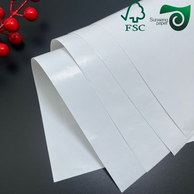 FSC Two Sides Coated  8pt 10pt High Rigidity C2S Gloss Text Board For High Class Artwork