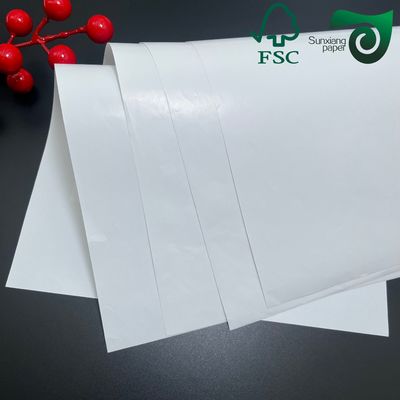 Biodegradable 160um 200um White Cardboard For Advertisement Tear Resistance