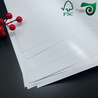 FSC C1S Coated One Side  Glossy Finish Glossy Art Paper 80gsm 90gsm For Label Printing