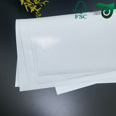 80gsm FSC Super White Gloss Mirror Cast Coated Paper For Sticker 20 30 Inches