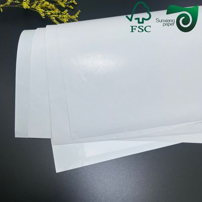 Double Sided Coated Roll White Glossy Couche Art Paper Board 120g  300g  FSC