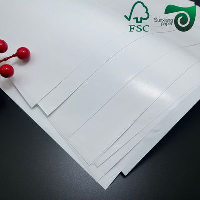 Double Sided Coated Roll White Glossy Couche Art Paper Board 120g  300g  FSC