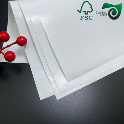 70gsm 90gsm FSC C1S Glossy Coated Paper 50mm Roll For Label Printing