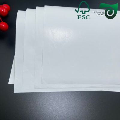 FSC Highly Polished Finish Couche Paper  300gsm 350gsm Recyclable White C2S Coated Paper