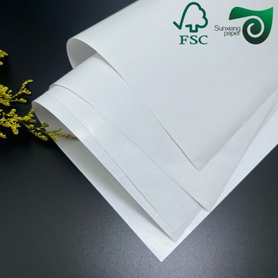 High Gloss One Side Coated Art Paper 70gsm For Labelling Application Glossy