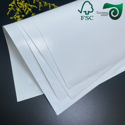 300GSM FSC SGS Certified White Art Gloss Paper Reel 100% Natural Pulp