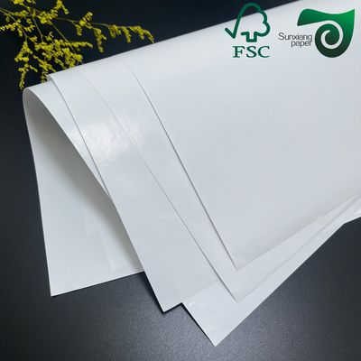 FSC 880mm 730mm 150gsm 157gsm Glossy Couche Paper For Brochures Smooth Surface  Wholesale