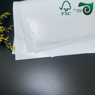 80g 90g Glossy Art White Food Safe Cones Paper