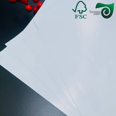 Double Sided Coated Roll White Glossy Couche Art Paper Board 120g  300g  FSC