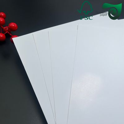 FSC 300gsm C2S Double Side Glossy Coated Laser Paper Card For Digital Printing Grade