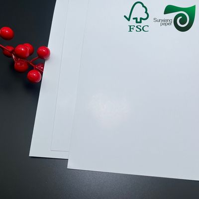 High Printability Double Sided Coated Glossy Cover Paper 460mm 650mm FSC