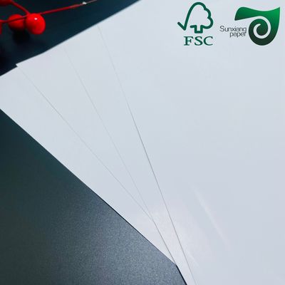 120gsm 300gsm Double Sided Gloss Art Paper 72cm 102cm FSC Glossy Art Paper