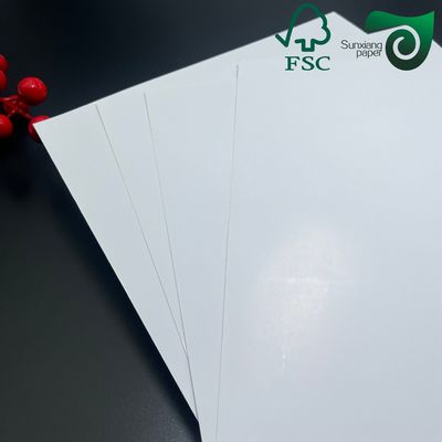 FSC High Gloss White C1S  Coated One Side  Art Paper  70gsm 80gsm For Product Labels
