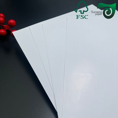 FSC 128gsm High Gloss C2S Coated Two Sides  Book Paper  100% Virgin Wood Pulp