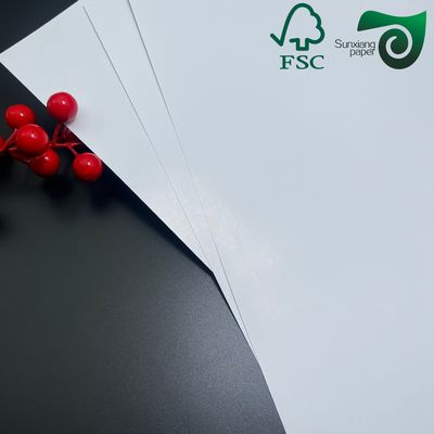 FSC 280gsm 330gsm Double Glossy Coated Paper Blue Black Core C2S