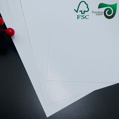 FSC A3 A4 Size 128gsm 150gsm Coated Gloss Digital Printing Paper For Menus