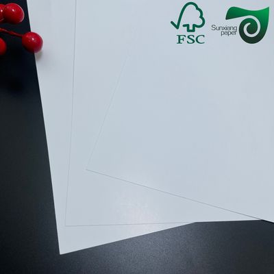 FSC Highly Polished Finish Couche Paper  300gsm 350gsm Recyclable White C2S Coated Paper