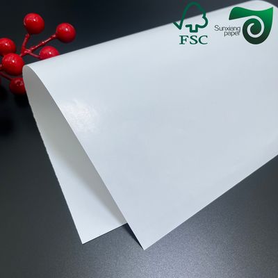 FSC High Gloss White C1S  Coated One Side  Art Paper  70gsm 80gsm For Product Labels