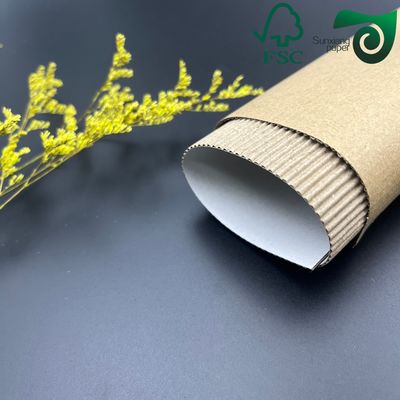 120gsm Mix Pulp Brown 3 Ply Corrugated Paper For High Grade Gift Boxes