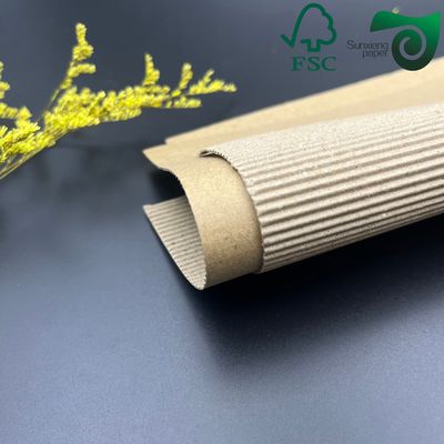 FSC 90gsm 300gsm Kraft Craft Jumbo Roll Paper For Corrugated Board Making