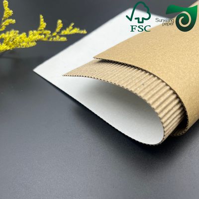 FSC Certified 1.5mm Two Layer Corrugated Cardboard E F Flute For Consumer Packaging