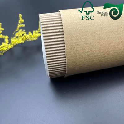 FSC Recyclable Kraft Liner Board Corrugated Paper Roll 80gsm 90gsm 110gsm For Carton Box