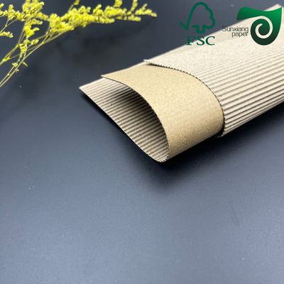 FSC 100g 200g 300g White E F Flute Puzzles Wrapping Corrugated Paper Board For Cosmetic Boxes