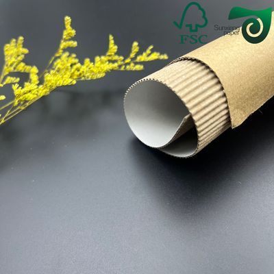 FSC Certified 1.5mm Two Layer Corrugated Cardboard E F Flute For Consumer Packaging