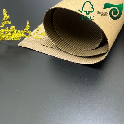 1mm 2mm Micro Flute Corrugated Cardboard Sheets For Food Packaging Box