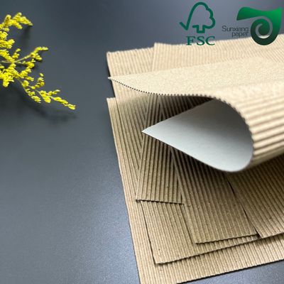 FSC White 120g E Flute Corrugated Paper Superior Heat Insulation Performance Packaging boxes