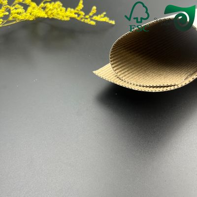 FSC Stability Single Facer White F Flute Corrugated Board Two Layer For Packaging