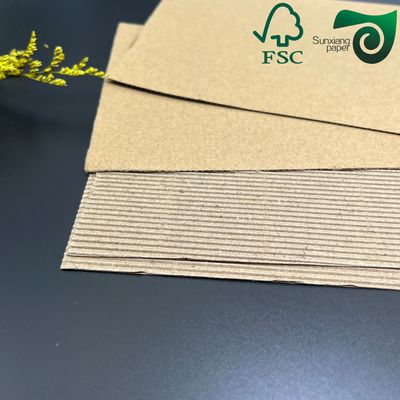 FSC 502mm  693mm Black E   Flute Corrugated Cardboard Sheets For Carton Packing