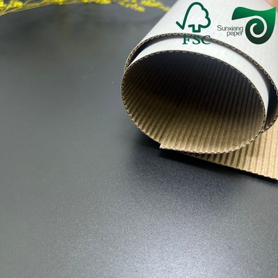 FSC 100g 200g 300g White E F Flute Wrapping Corrugated Paper Board 20"   28"