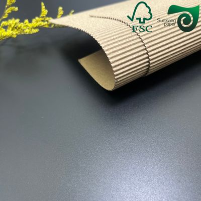 FSC High Stability Single Facer Pit F Corrugated Board Two Layer For Packaging
