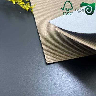 Fluted Cardboard Sheets Made From Recycled Pulp Packaging Pads And Paper Filler Inserts In Brown White And Black Colors