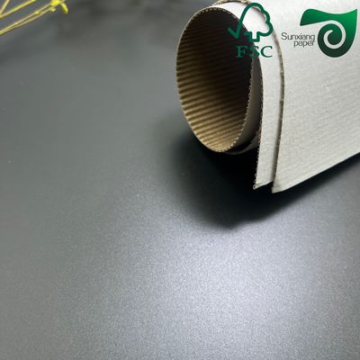 FSC 100g 200g 300g White E F Flute Wrapping Corrugated Paper Board 20"   28"