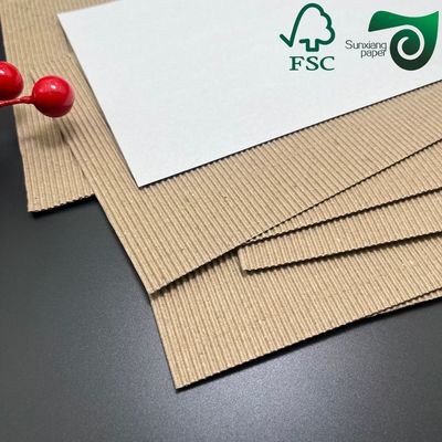 Kraft Brown Corrugated Paper Board FSC With N Flute For Logistics Packaging 70cm 100cm