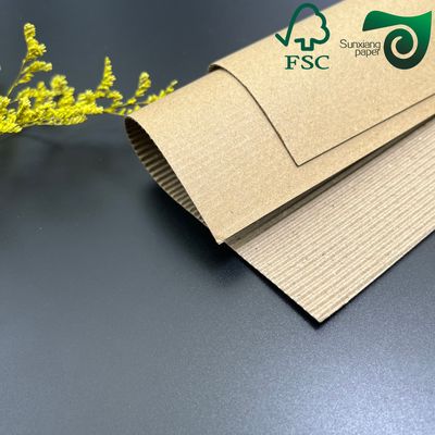 1.5MM 2MM E Flute Triple Layer Corrugated Cardboard 110 GSM  Black  For Paper Packaging
