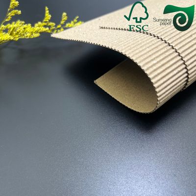 120gsm Mix Pulp Black 3 Ply Corrugated Paper For High Grade Gift Boxes