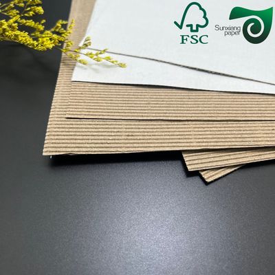 FSC 1.5mm Corrugated Cardboard Sheets For Consumer Packaging 70cm 100cm E F Flute