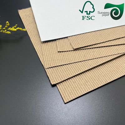 FSC 502mm  693mm Black E   Flute Corrugated Cardboard Sheets For Carton Packing